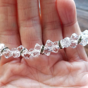 Sterling w Swarovski Crystal Bracelet